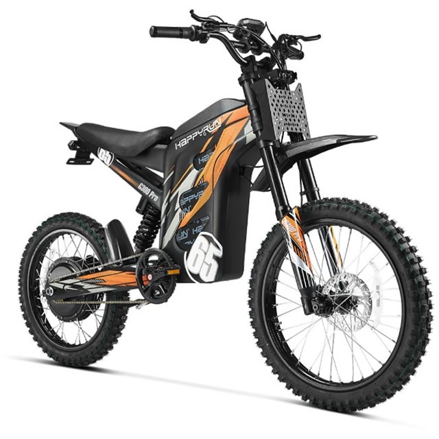 HAPPYRUN 6500W ELECTRIC DIRT BIKE ORANGE HAPPYRUN 6500W ELECTRIC DIRT BIKE ORANGE
